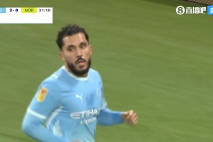 曼城2-0领先！布阿迪直塞送助攻，谢尔基单刀打门得手！